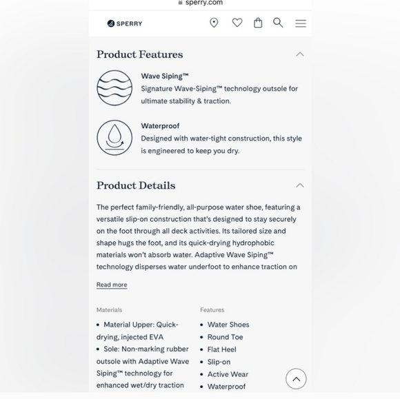 Sperry Water Strider Light Blue Water Shoes - Size 9 - Picture 10 of 10